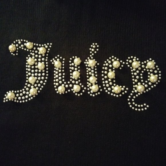 NWT Juicy Couture Faux-Pearl Sweater Hoodie - Picture 3 of 5